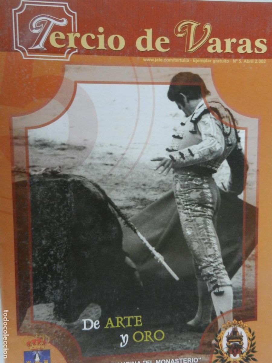 Coleccionismo de revistas y peri&oacute;dicos: TERCIO DE VARAS- N&ordm; 5- 04-2002 - TERTULIA TAURINA EL MONASTERIO - VER SUMARIO