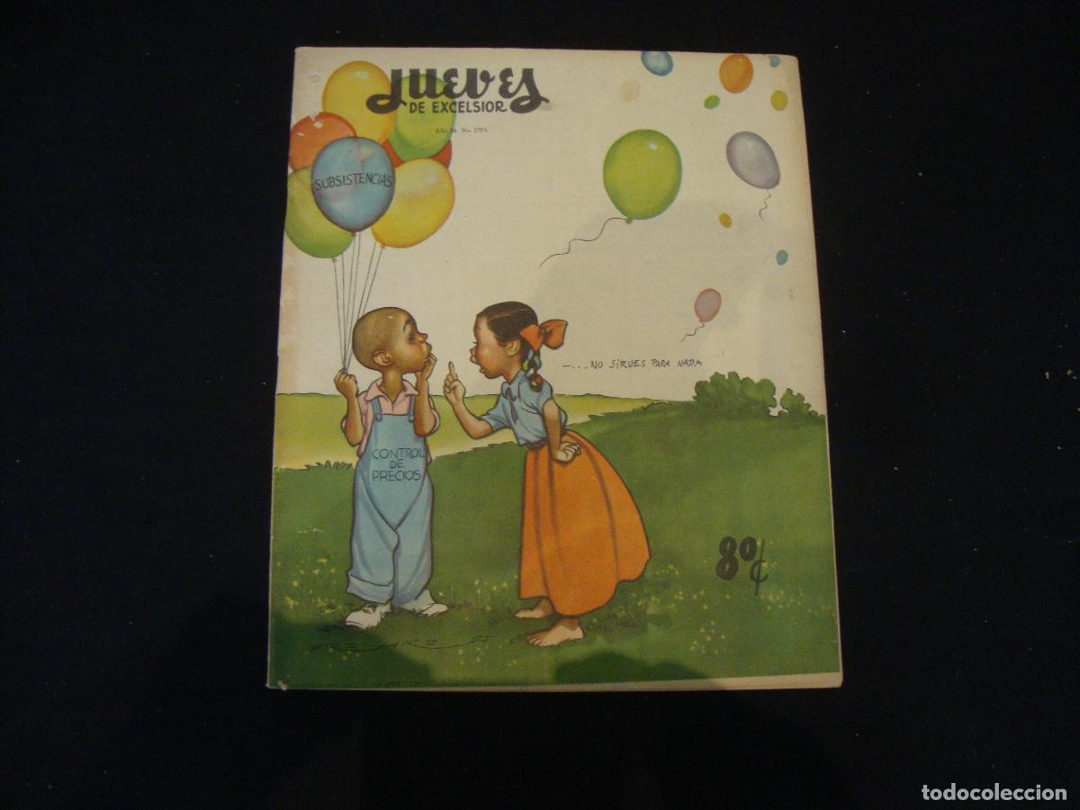 Coleccionismo de revistas y peri&oacute;dicos: REVISTA JUEVES DE EXCELSIOR 4 AGOSTO 1955 N&ordm; 1724