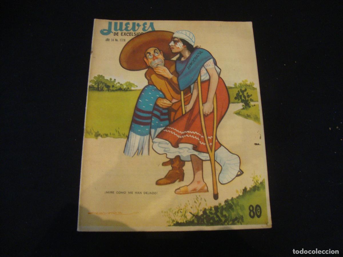 Coleccionismo de revistas y peri&oacute;dicos: REVISTA JUEVES DE EXCELSIOR 18 AGOSTO 1955 N&ordm; 1726