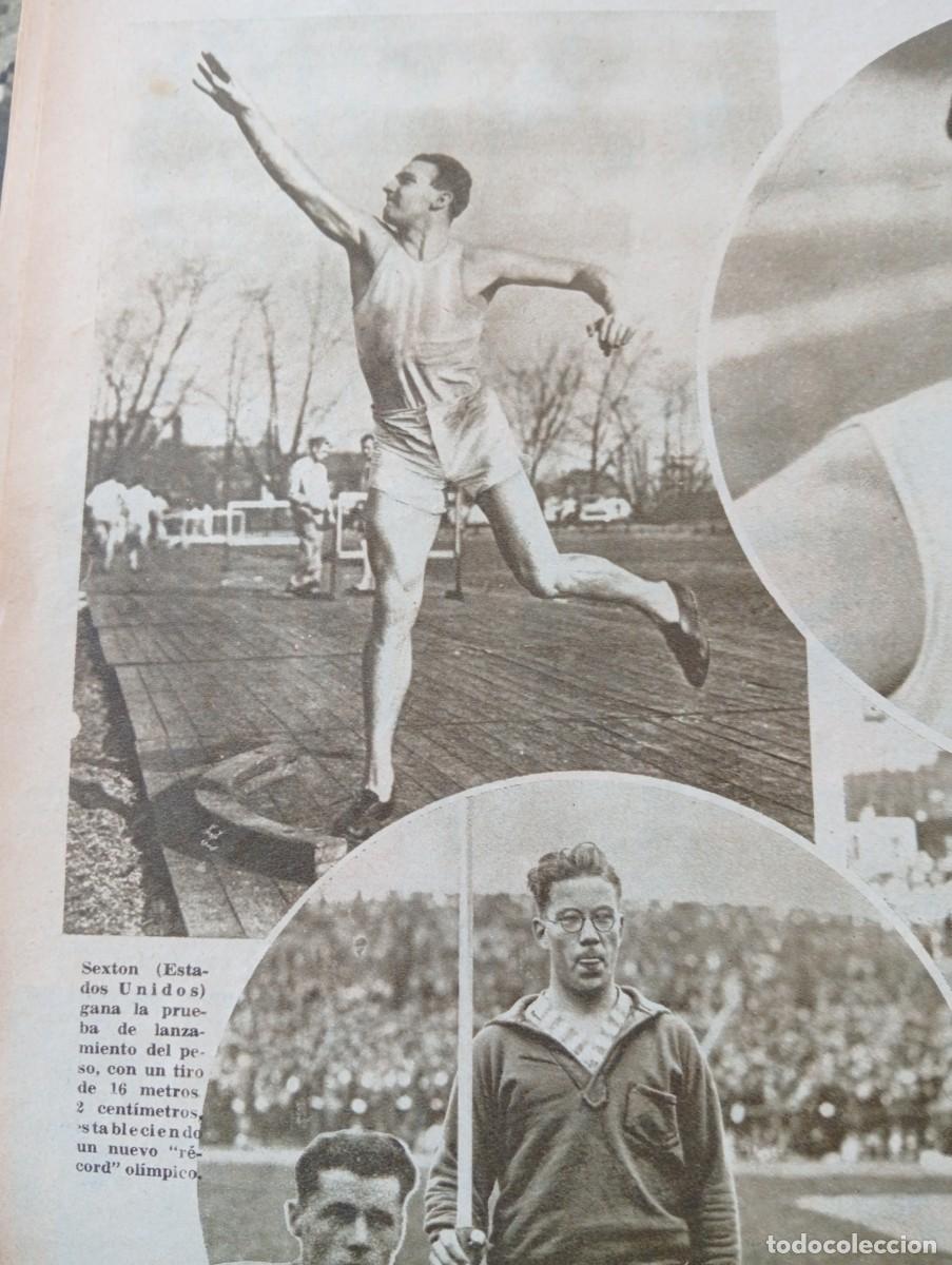 Coleccionismo de revistas y peri&oacute;dicos: REVISTA A&Ntilde;O 1932 LOS JUEGOS OLIMPICOS DE LOS ANGELES LANZAMIENTO DE DISCO PESO GERARDO GARCIA