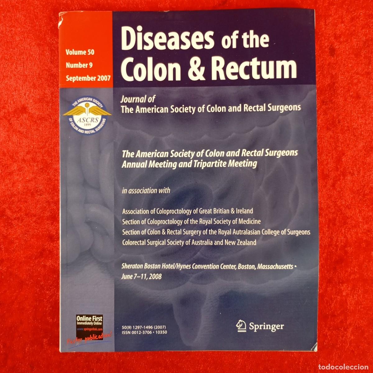 Coleccionismo de revistas y peri&oacute;dicos: DISEASES OF THE COLON & RECTUM - ASCRS - VOLUME 50, NUMBER 9 - SEPTEMBER 2007 / 4939