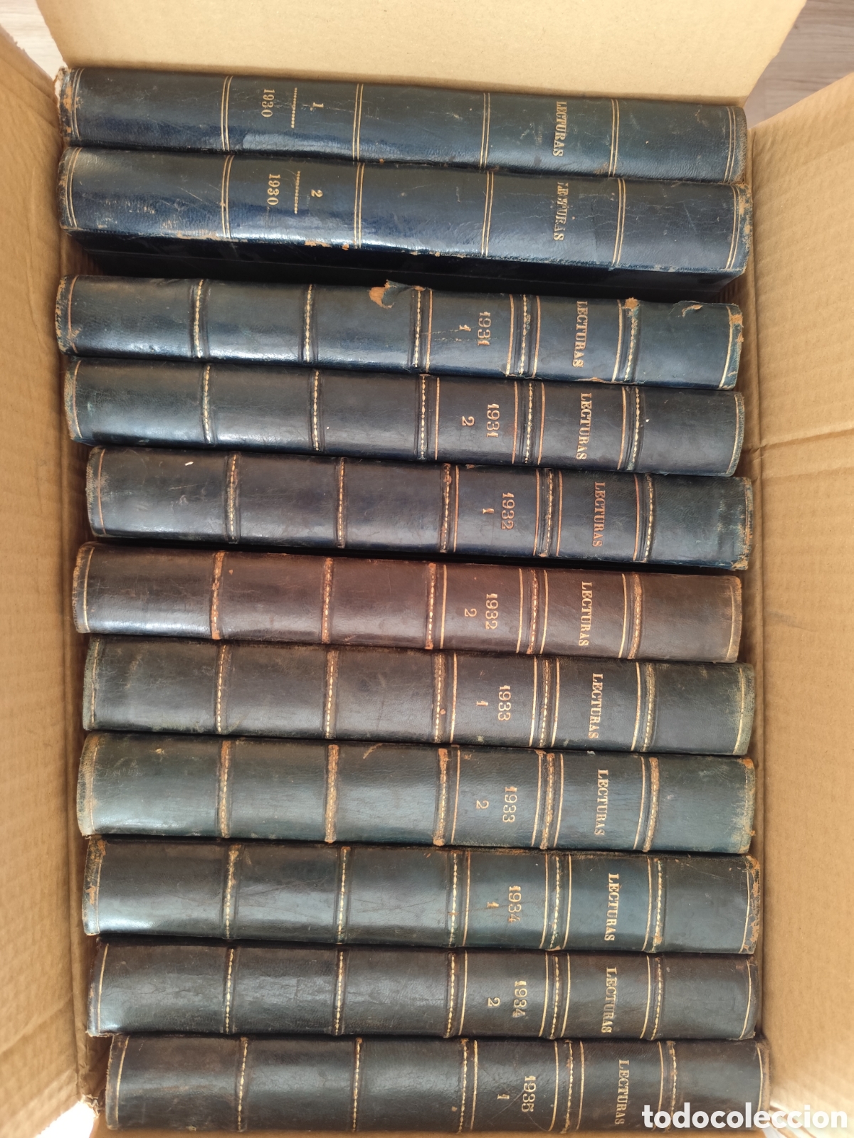 Coleccionismo de revistas y peri&oacute;dicos: Gran Lote 11 Tomos Revista Lecturas (1930-1935) - &Eacute;poca Rep&uacute;blica A&ntilde;os 30 - Ilustrada Lujo