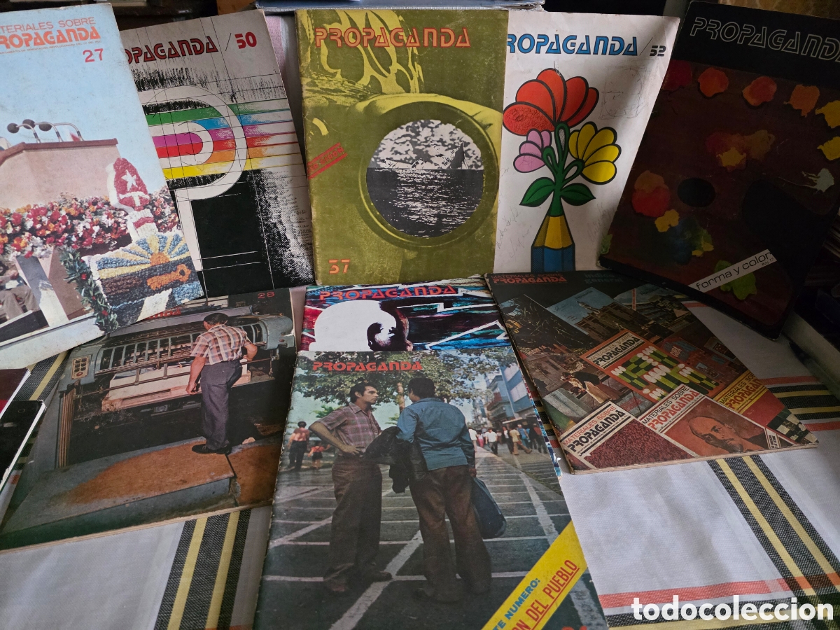 Coleccionismo de revistas y peri&oacute;dicos: 8 Ejemplares de la revista PROPAGANDA / CUBA a&ntilde;os 80