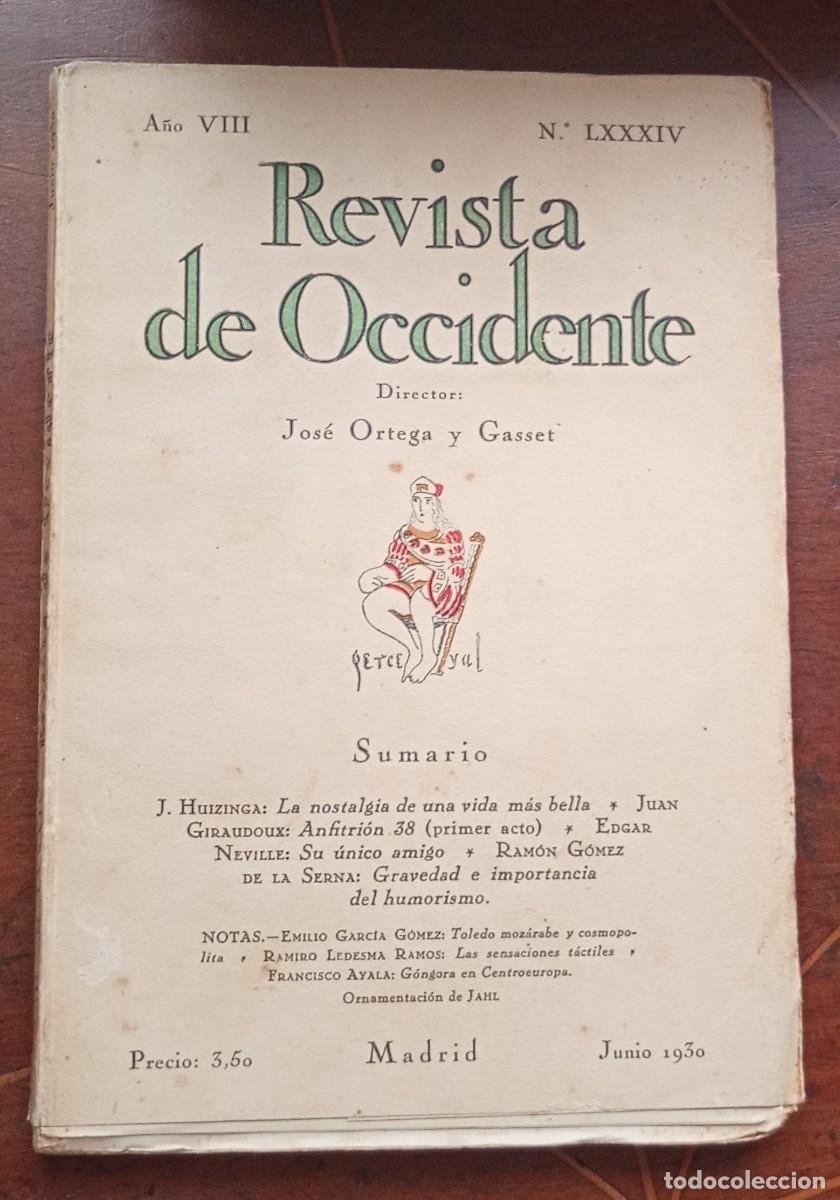 Coleccionismo de revistas y peri&oacute;dicos: REVISTA DE OCCIDENTE Junio 1930