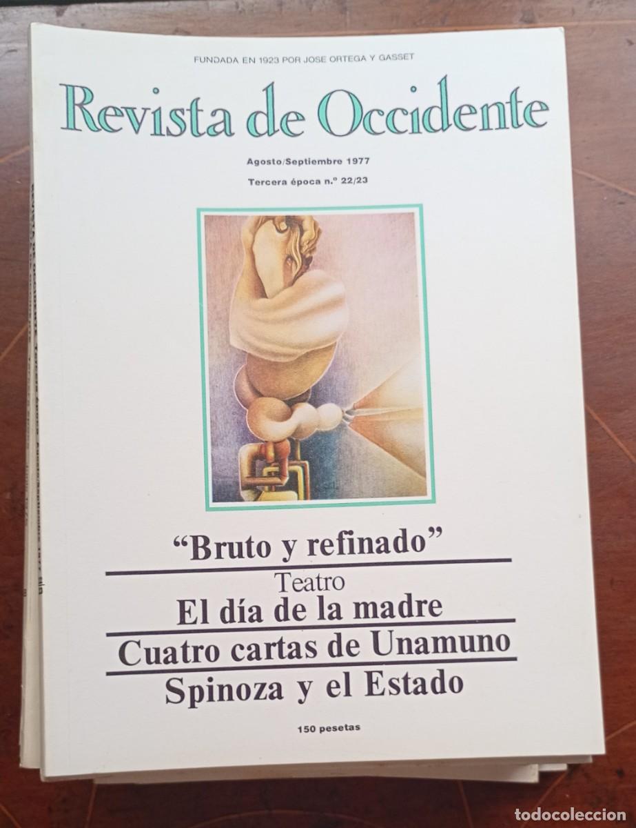Sammeln von Zeitschriften und Zeitungen: REVISTA DE OCCIDENTE Tercera epoca - los a&ntilde;os 70 - 17 unidades
