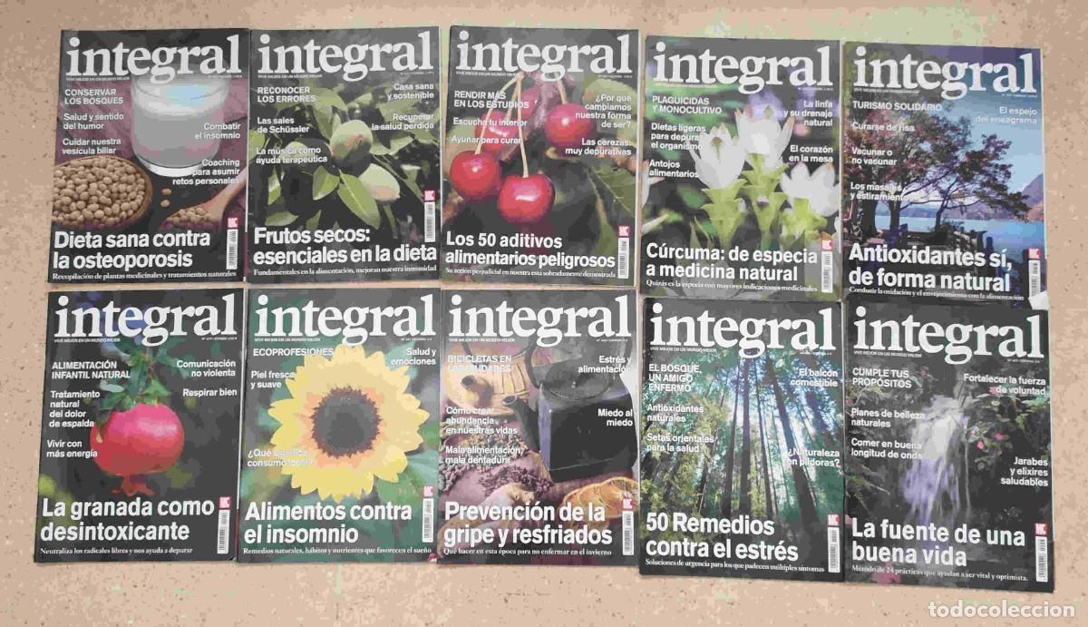 Coleccionismo de revistas y peri&oacute;dicos: Lote 10 revistas Integral