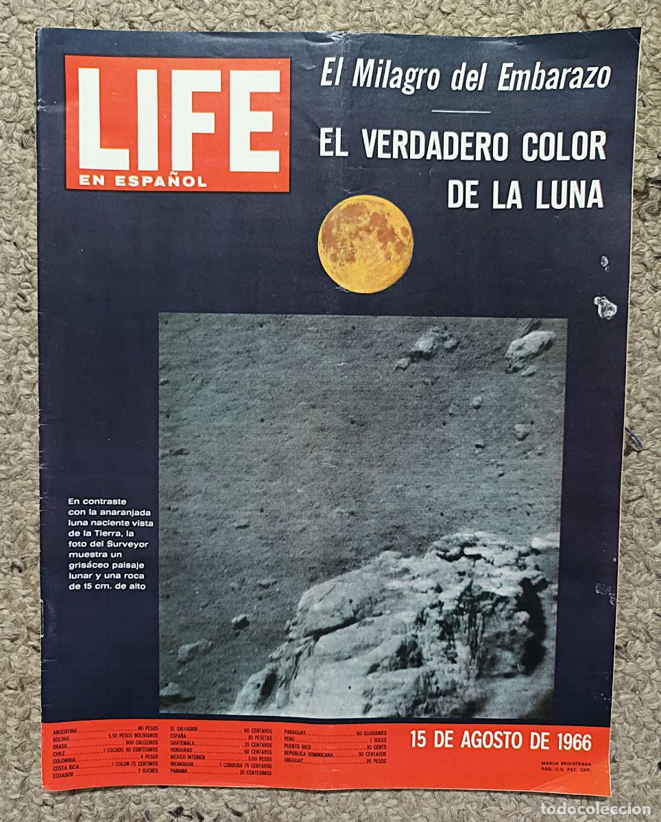 Coleccionismo de revistas y peri&oacute;dicos: REVISTA LIFE EN ESPA&Ntilde;OL DE 15 DE AGOSTO DE 1966