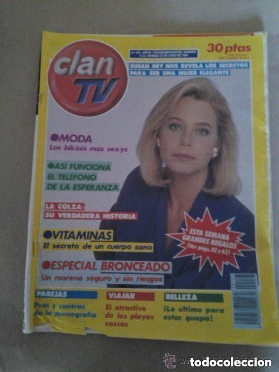 Colecionismo de Revistas e Jornais: CLAN TV -N 123 - 17 AL 23 JUNIO 1989 - SUSAN DEY