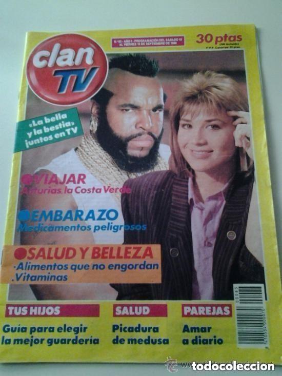Colecionismo de Revistas e Jornais: CLAN TV -N 83 - 10 AL 16 SEPTIEMBRE 1988 - JULIA OTERO - EL EQUIPO A
