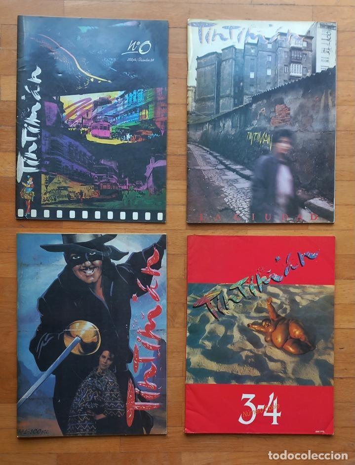 Sammeln von Zeitschriften und Zeitungen: TINTIMAN. 4 REVISTAS. A&ntilde;os 80. N&uacute;meros 0, 1, 2, + (3 y 4 n&uacute;mero doble). Gran formato.