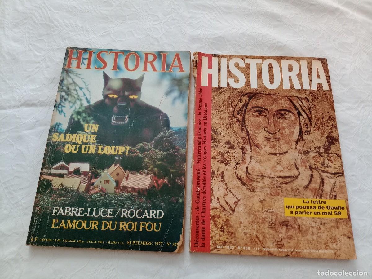 Coleccionismo de revistas y peri&oacute;dicos: revista HISTORIA n&ordm; 370 1977 y n&ordm; 438 1983 de Francia