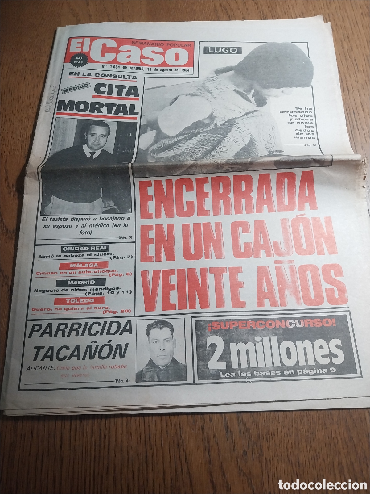Coleccionismo de revistas y peri&oacute;dicos: EL CASO 1984 20 A&Ntilde;OS EN UN CAJON LUGO