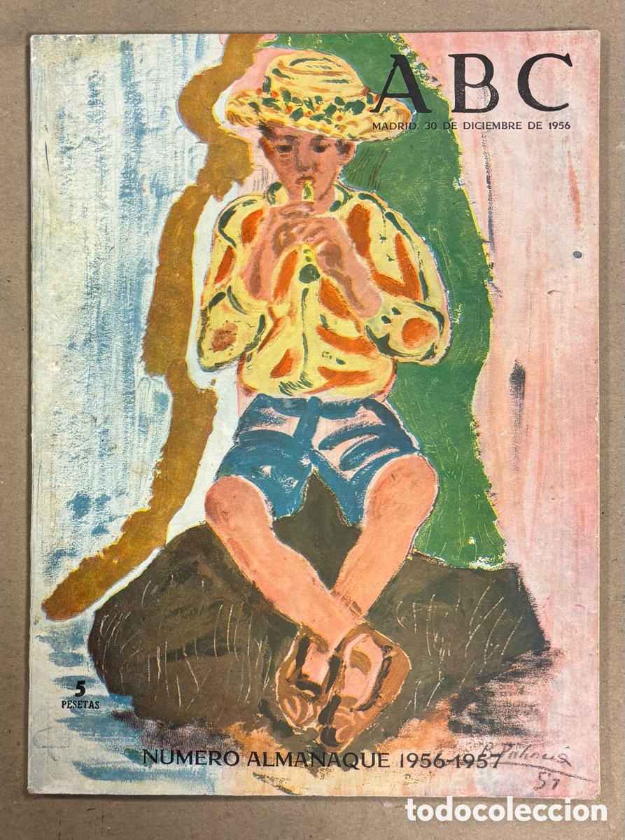 Coleccionismo de revistas y peri&oacute;dicos: ABC (30 DE DICIEMBRE DE 1956). N&Uacute;MERO ALMANAQUE 1956-57.