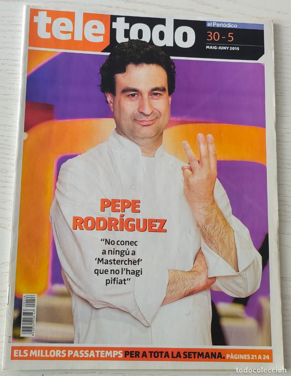 Coleccionismo de revistas y peri&oacute;dicos: REVISTA TELETODO N&ordm; 126 &middot; DEL 30 DE MAYO AL 5 DE JUNIO DEL 2015 &middot; HARVEY BEAKS / PEPE RODR&Iacute;GUEZ /...