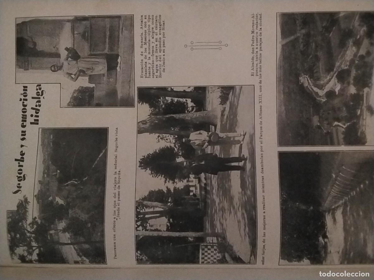 Coleccionismo de revistas y peri&oacute;dicos: SEGIRBE Y SU EMOCION HIDALGA MOZUELA TIPICOMTIPO SEGORBINO ALCALDE PEDRO MORENO HOJA A&Ntilde;O 1928
