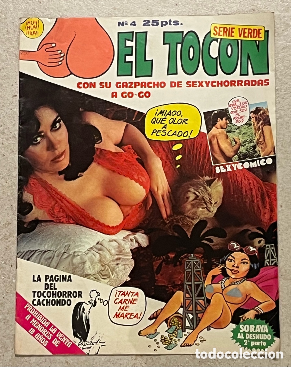 Coleccionismo de revistas y peri&oacute;dicos: REVISTA EL TOCON, SERIE VERDE N&ordm;4, CON SU GAZPACHO DE SEXYCHORRADAS A GOGO - 1976
