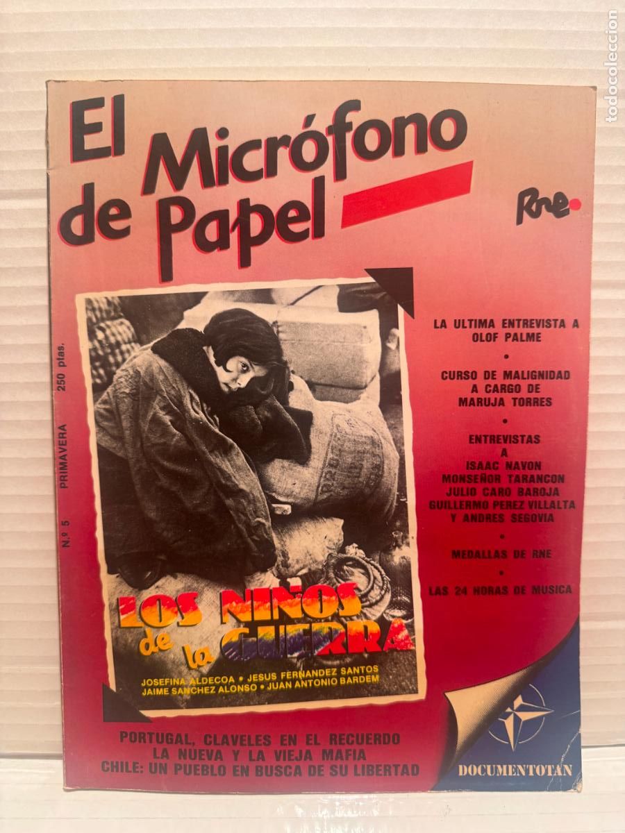 Coleccionismo de revistas y peri&oacute;dicos: REVISTA RADIOF&Oacute;NICA de RNE a&ntilde;o 1980 - n* 5