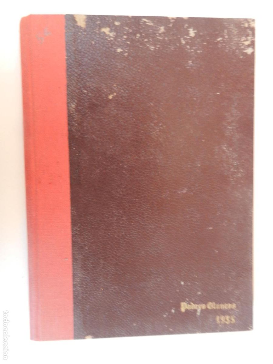 Coleccionismo de revistas y peri&oacute;dicos: PADRES BLANCOS REVISTAS A&Ntilde;O 1955 - ENCUADERNAS TAPA DURA LOMO SIMIL PIEL 12 REVISTAS