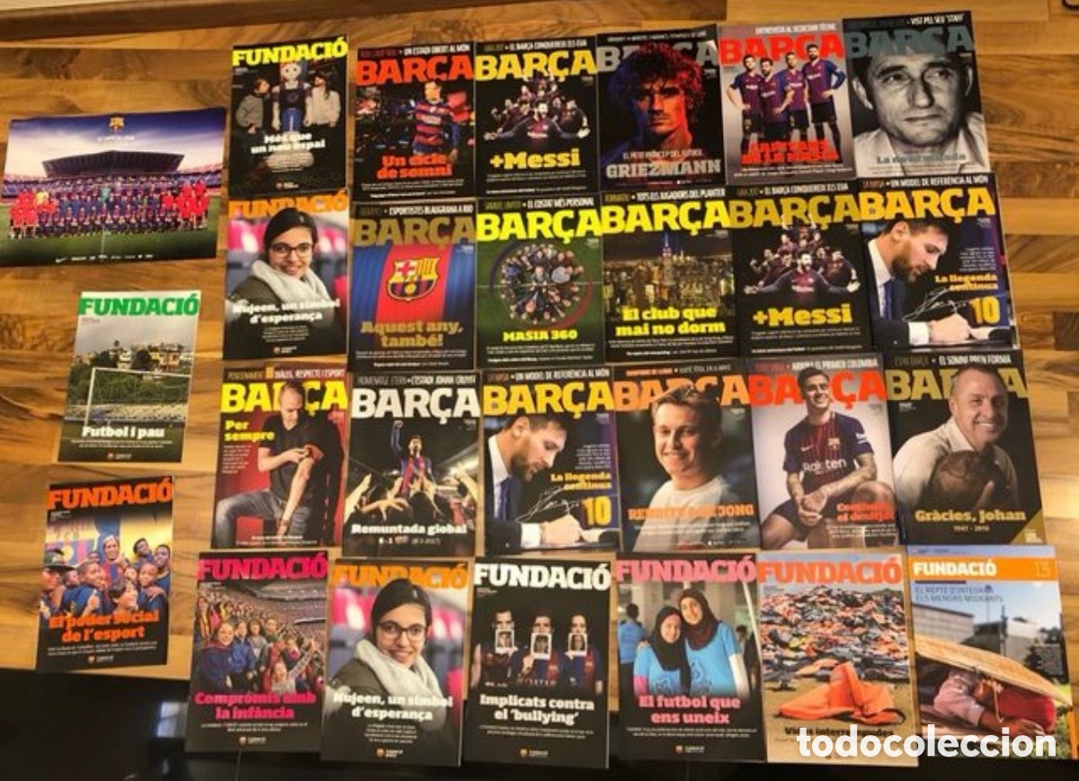 Coleccionismo de revistas y peri&oacute;dicos: Revistas y poster Bar&ccedil;a