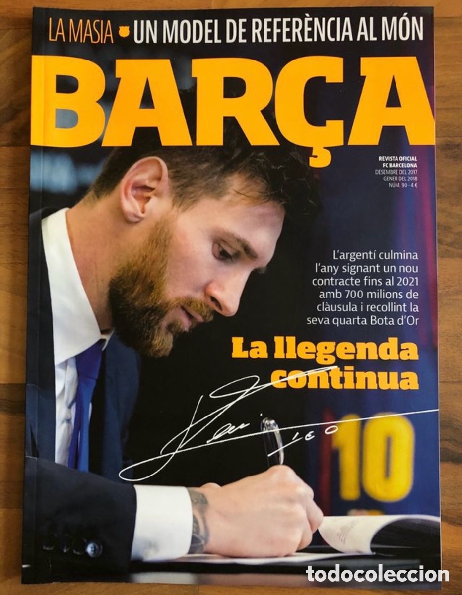 Coleccionismo de revistas y peri&oacute;dicos: Revista Bar&ccedil;a Messi 2017