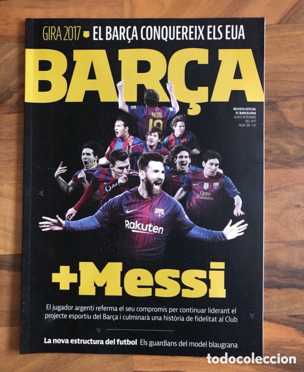 Coleccionismo de revistas y peri&oacute;dicos: Revista Bar&ccedil;a Messi 2017