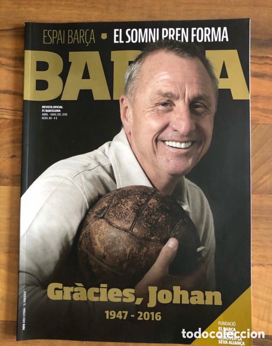 Coleccionismo de revistas y peri&oacute;dicos: Revista Bar&ccedil;a Johan Cruyff