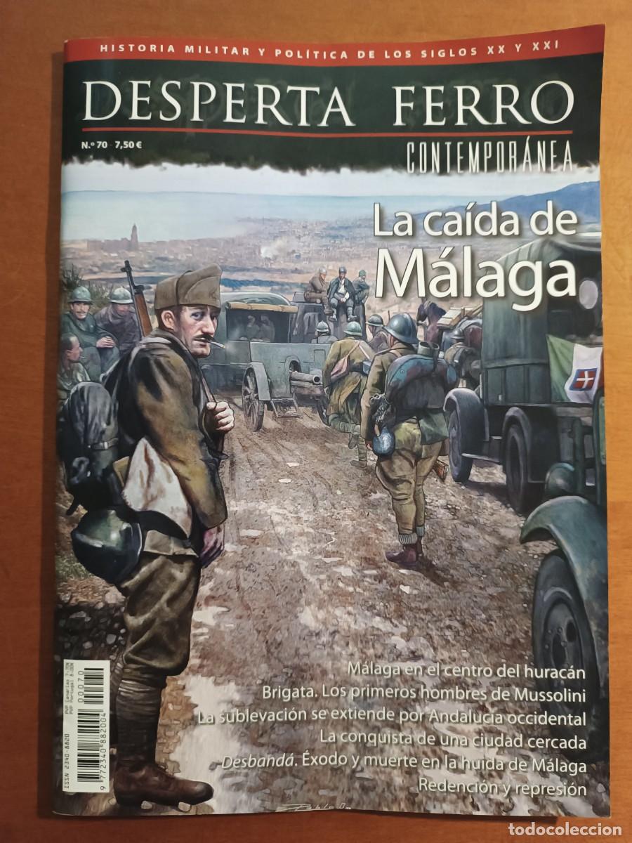 Coleccionismo de revistas y peri&oacute;dicos: DESPERTA FERRO. CONTEMPORANEA. LA CAIDA DE MALAGA. N&ordm; 70
