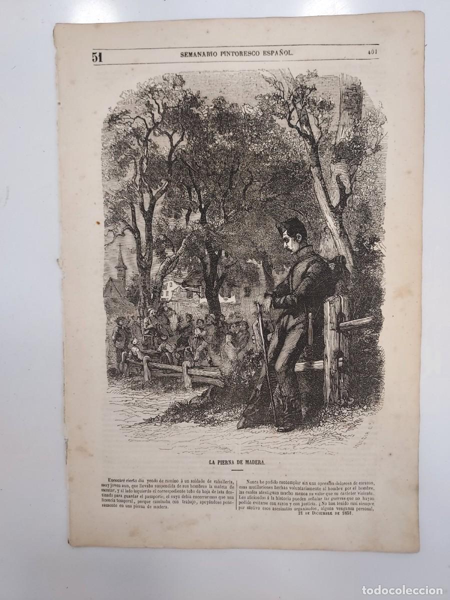 Coleccionismo de revistas y peri&oacute;dicos: SEMANARIO PINTORESCO ESPA&Ntilde;OL 1851 51. COMEDIAS CALDERON. LA FABRICA DE SARGADELOS, Lugo.