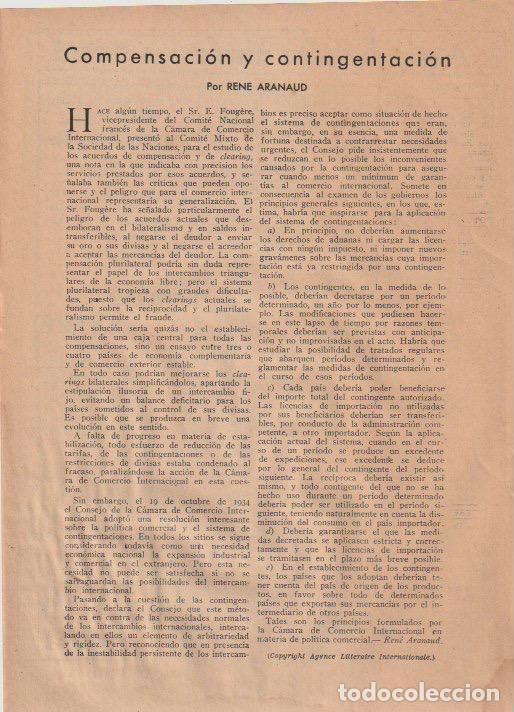 Coleccionismo de revistas y peri&oacute;dicos: Compensaci&oacute;n y contingentaci&oacute;n / Rene Aranaud - 1935