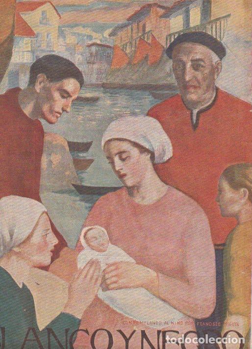 Coleccionismo de revistas y peri&oacute;dicos: Contemplando al ni&ntilde;o / ilustraci&oacute;n de Francisco Miguel para cubierta de Revista Blanco y Negro- 1921