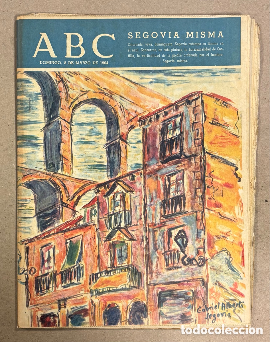 Coleccionismo de revistas y peri&oacute;dicos: ABC (8 DE MARZO DE 1964). SEGOVIA MISMA,&hellip;