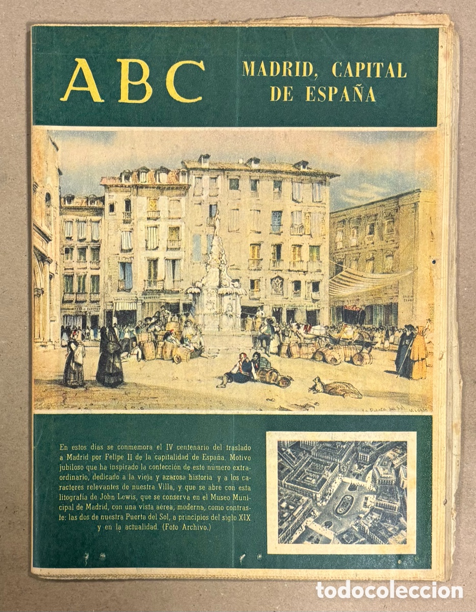 Coleccionismo de revistas y peri&oacute;dicos: ABC (10 DE JUNIO DE 1961). MADRID CAPITAL DE ESPA&Ntilde;A (VII CENTENARIO),&hellip;