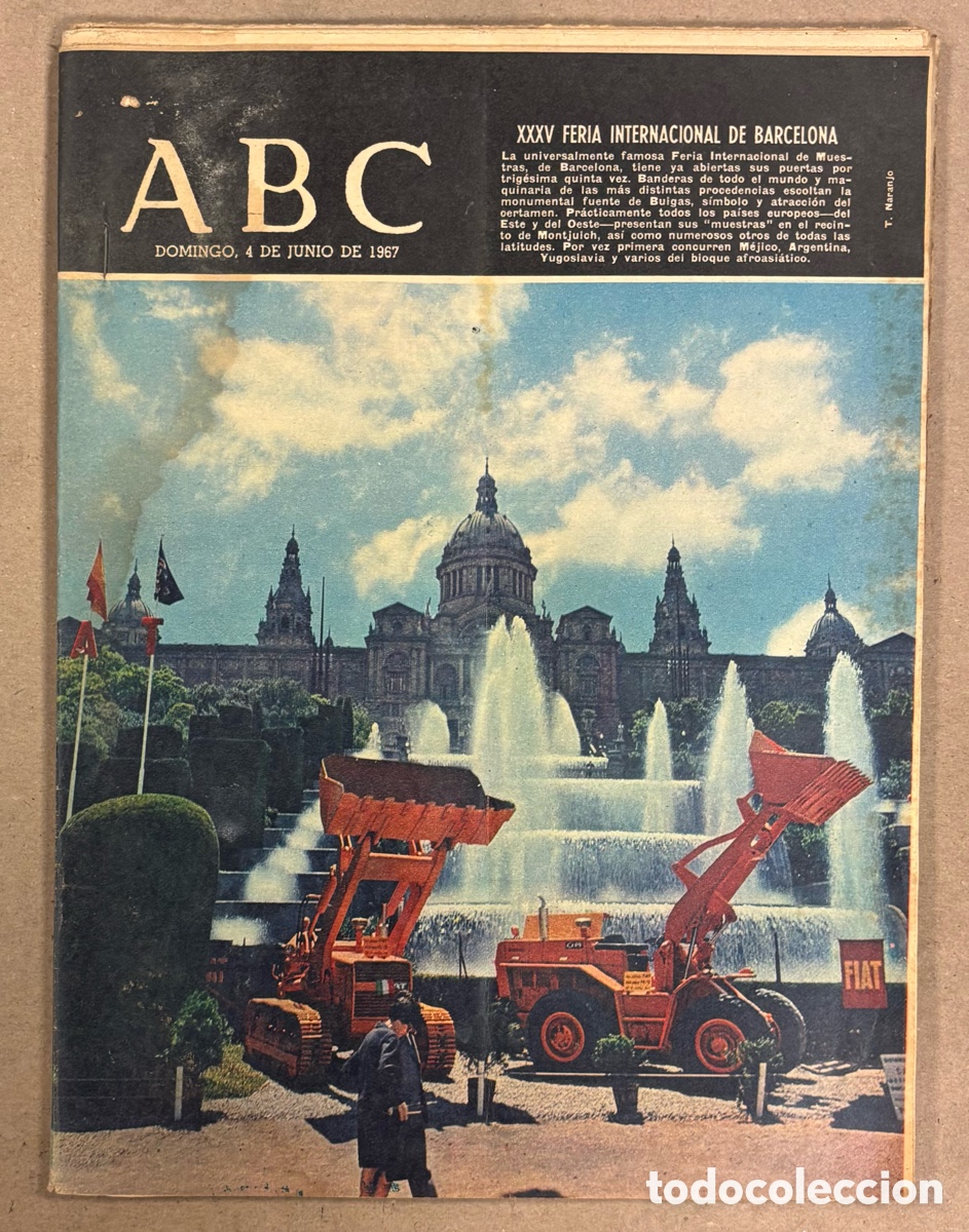 Coleccionismo de revistas y peri&oacute;dicos: ABC (4 DE JUNIO DE 1967). XXXV FERIA INTERNACIONAL DE BARCELONA,..