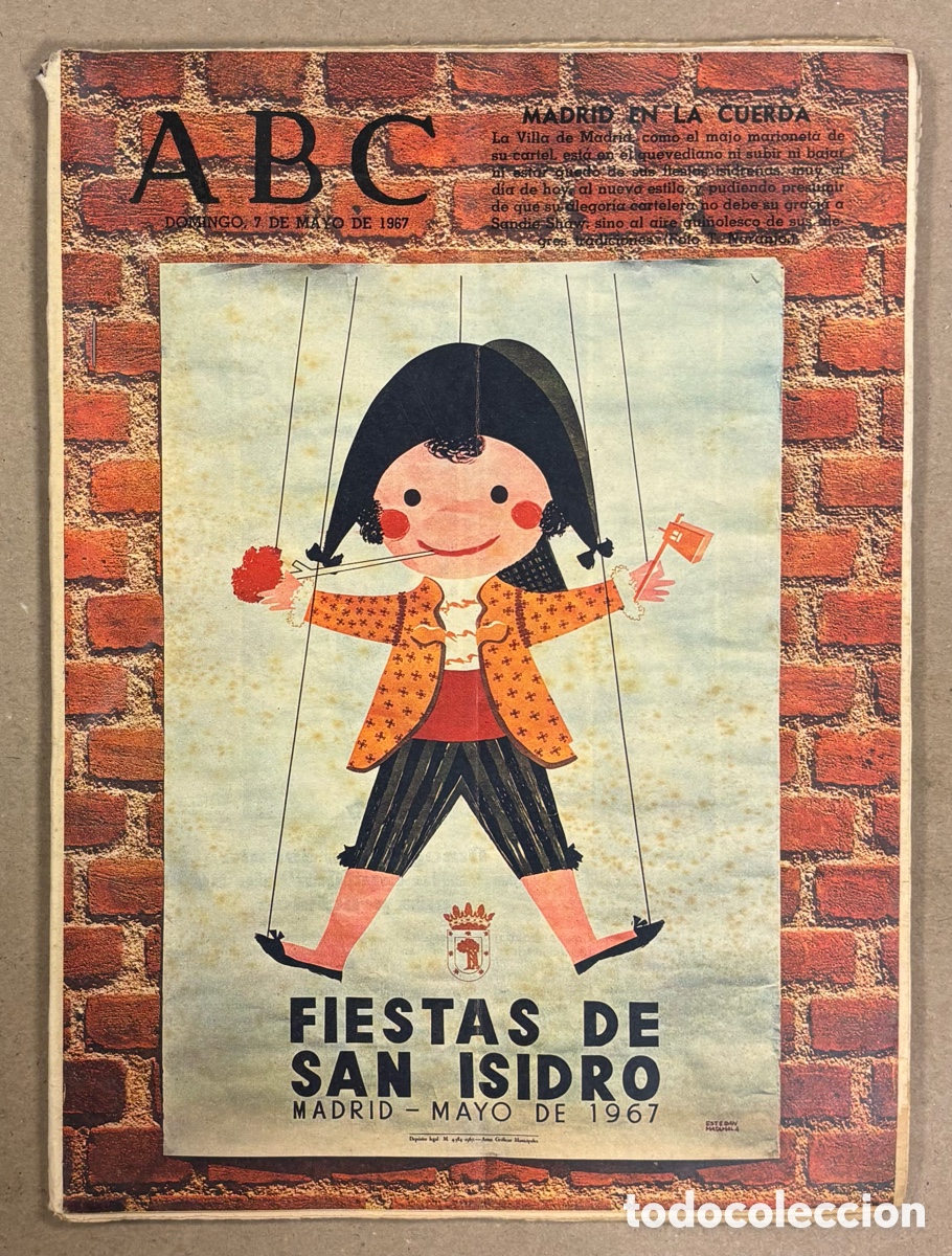 Coleccionismo de revistas y peri&oacute;dicos: ABC (7 DE MAYO DE 1967). FIESTAS DE SAN ISIDRO, MADRID EN LA CUERDA,&hellip;