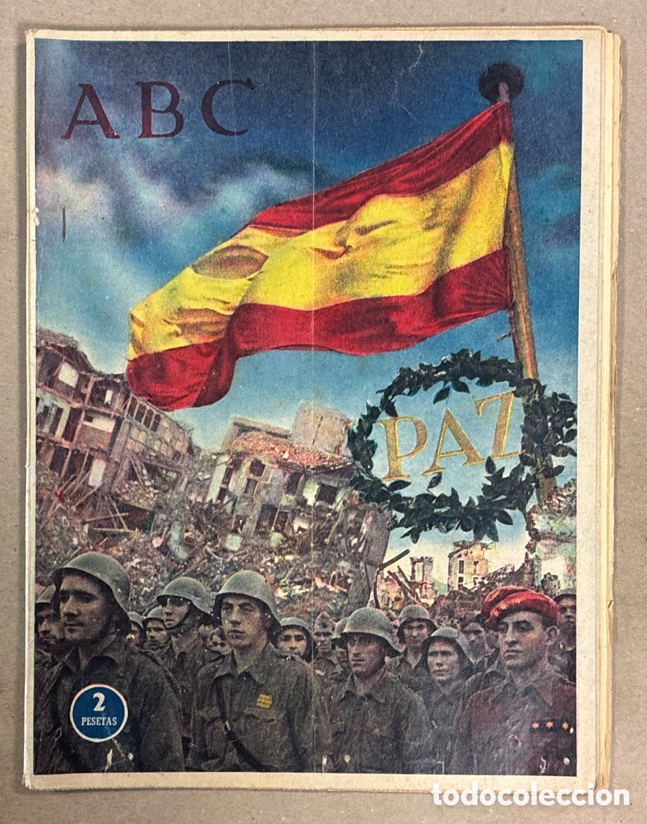 Coleccionismo de revistas y peri&oacute;dicos: ABC (28 DE MARZO DE 1959). VEINTE A&Ntilde;OS DE PAZ,&hellip;