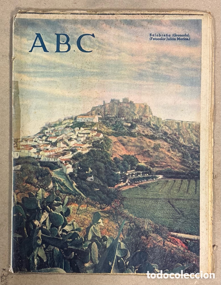 Coleccionismo de revistas y peri&oacute;dicos: ABC (22 DE ENERO DE 1960). SALOBRE&Ntilde;A (GRANADA),..