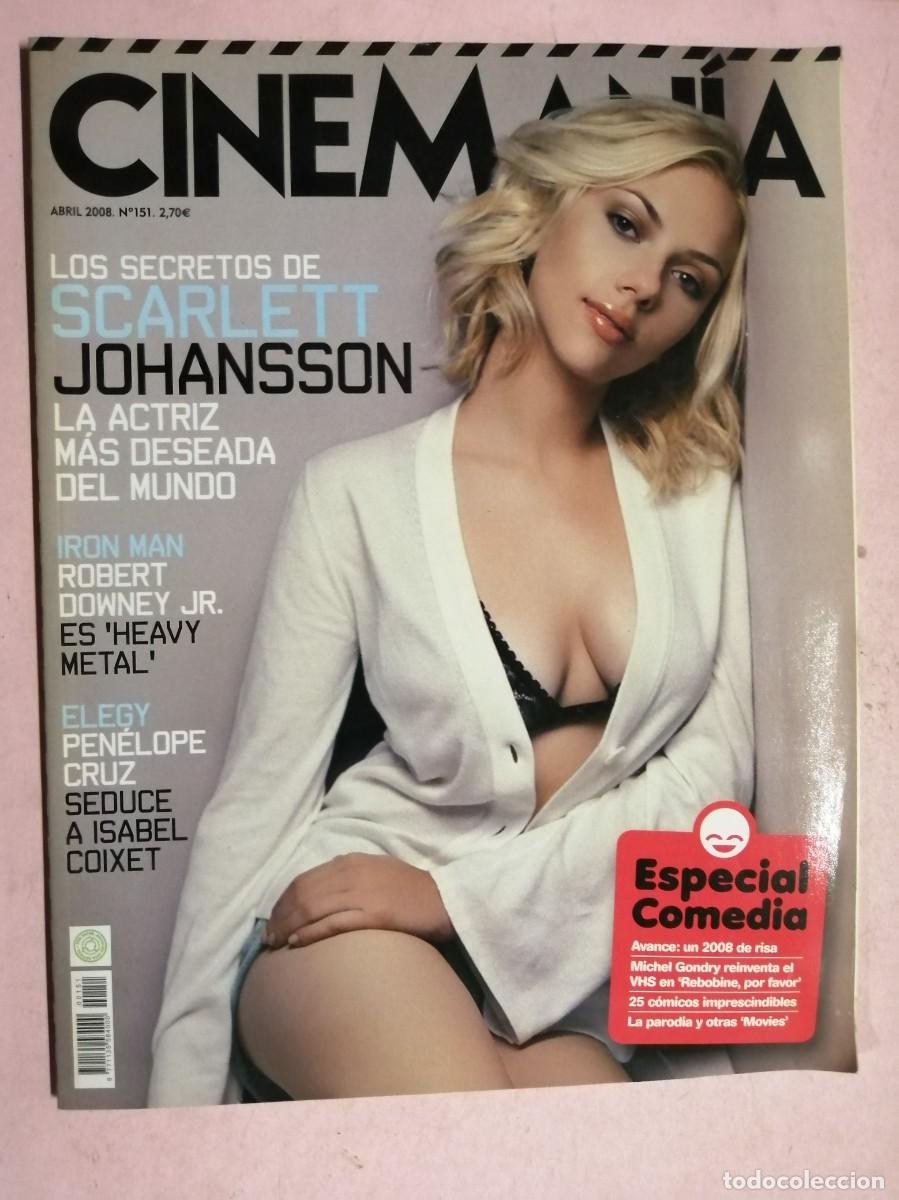 Coleccionismo de revistas y peri&oacute;dicos: CINEMANIA (NUMERO 151) SCARLETT JOHANSSON - IRON MAN - ELEGY - ESPECIAL COMEDIA -...