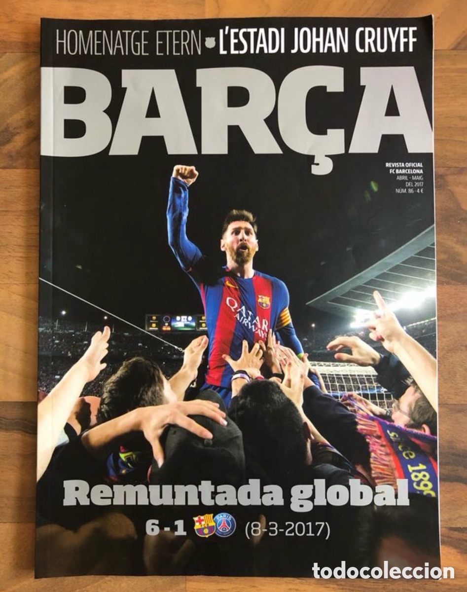 Colecionismo de Revistas e Jornais: Revista Bar&ccedil;a Messi 2017