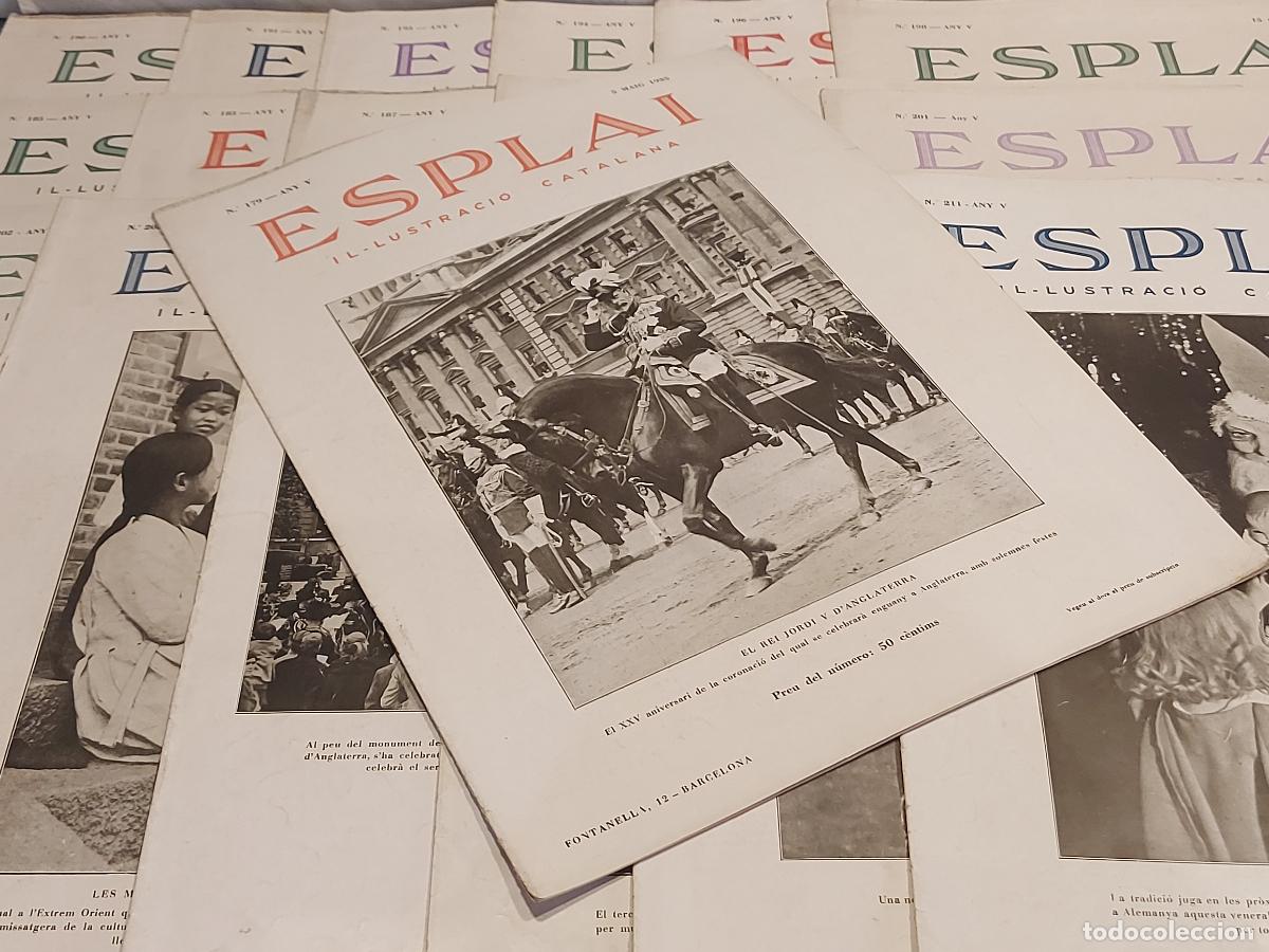 Coleccionismo de revistas y peri&oacute;dicos: LOTE 19 REVISTAS ESPLAI | IL&middot;LUSTRACI&Oacute; CATALANA | A&Ntilde;O 1935 | PRENSA CATALANA ANTIGUA