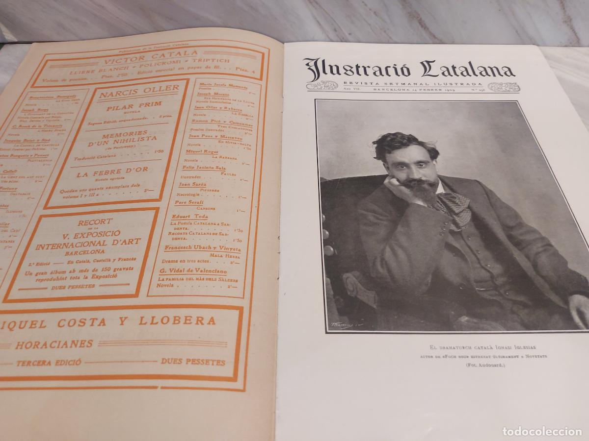 Coleccionismo de revistas y peri&oacute;dicos: ILUSTRACI&Oacute; CATALANA | N.&ordm; 298 | 14 FEBRER 1909 | IGNASI IGLESIAS | SANTIAGO RUSI&Ntilde;OL