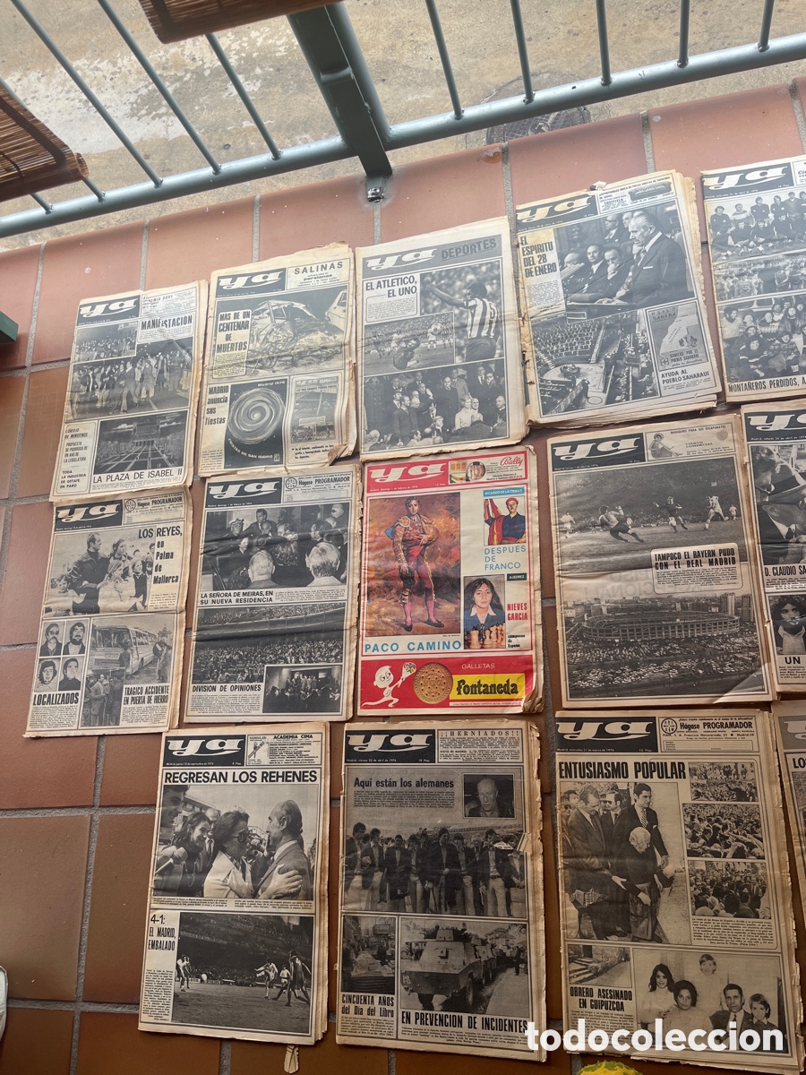 Coleccionismo de revistas y peri&oacute;dicos: Lote de 17 peri&oacute;dicos antiguos YA - prensa espa&ntilde;ola