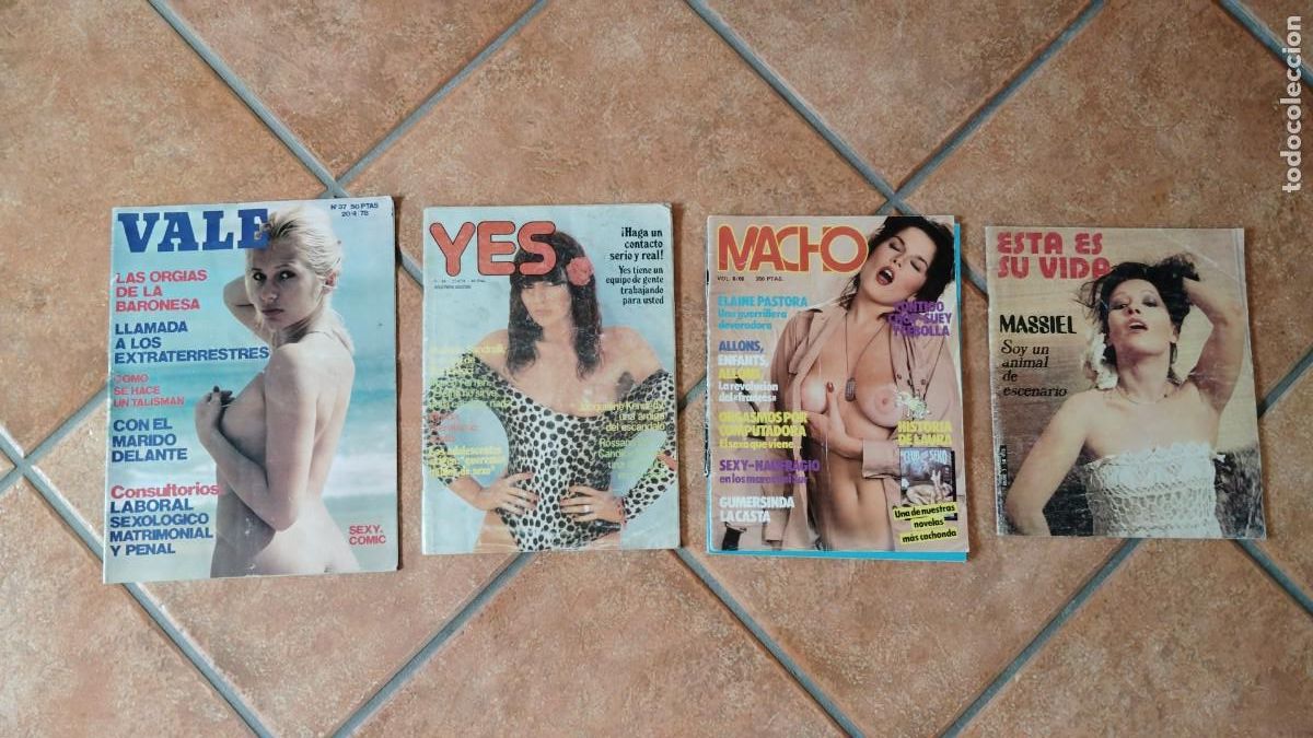 Coleccionismo de revistas y peri&oacute;dicos: LOTE DE 4 REVISTAS EROTICAS.