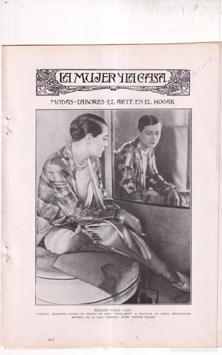 Coleccionismo de revistas y peri&oacute;dicos: GRAN MUNDO: La mujer y lacasa SEPARATA BLANCO Y NEGRO, bolso modelo hermes, ,moda, tapices etc