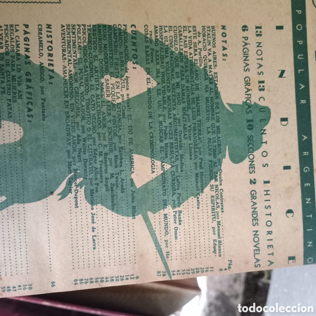 Coleccionismo de revistas y peri&oacute;dicos: FOTOS DE LOS INDICES DE 2 REVISTAS LEOPLAN