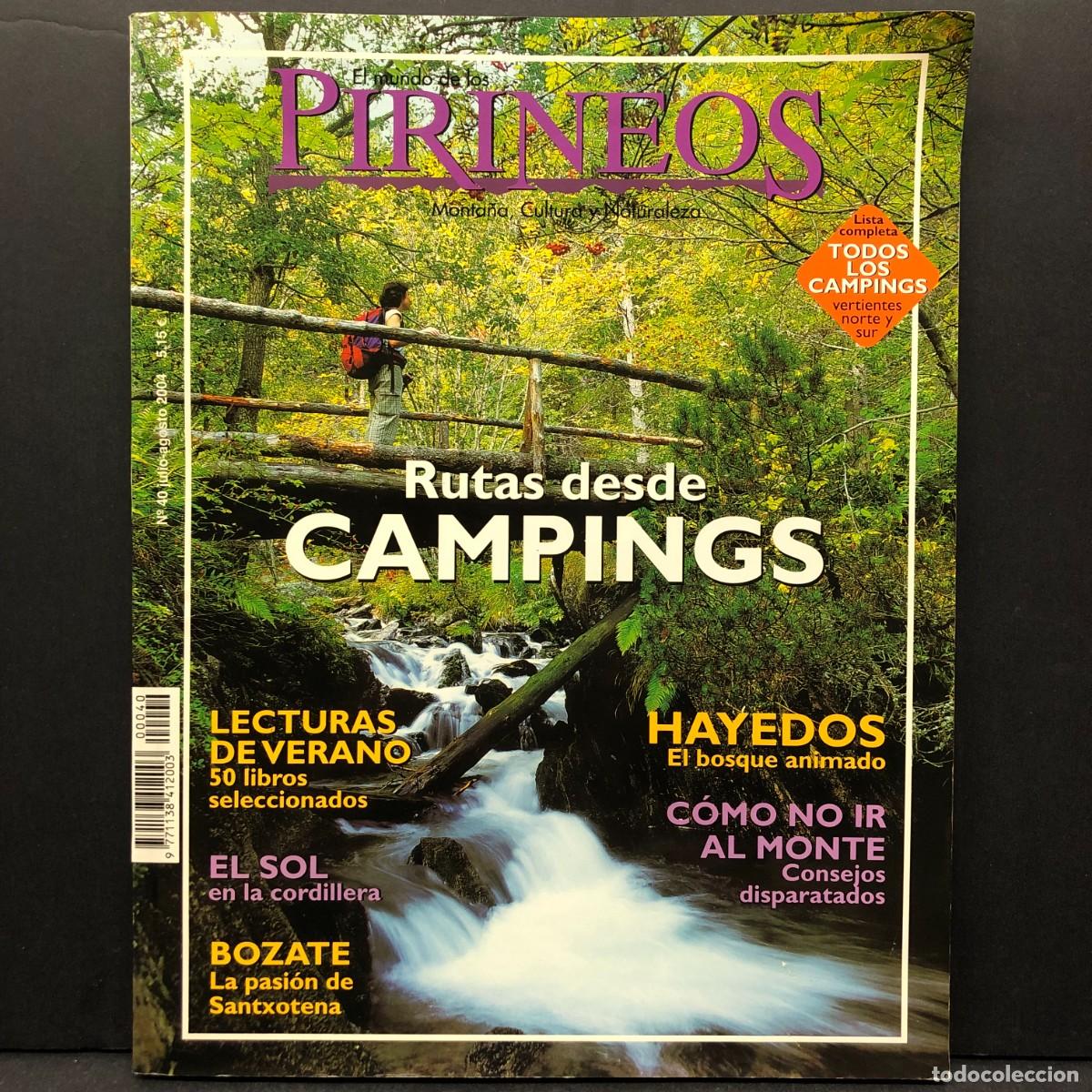 Coleccionismo de revistas y peri&oacute;dicos: EL MUNDO DE LOS PIRINEOS - MONTA&Ntilde;A, CULTURA Y NATURALEZA - REVISTA - RUTAS DESDE CAMPINGS / 5545