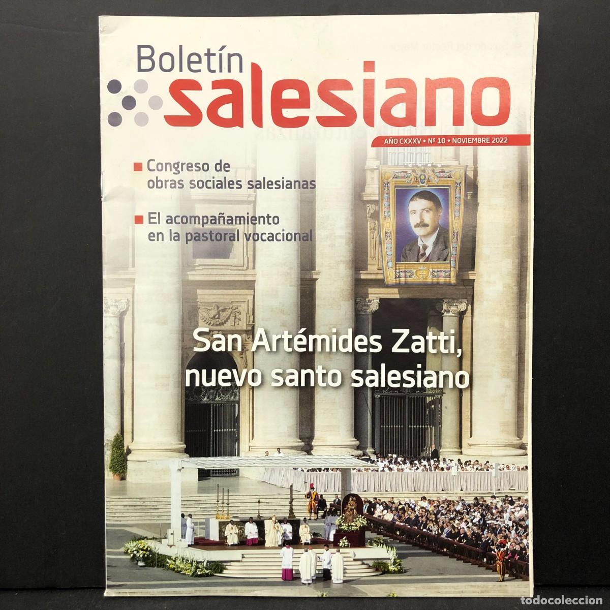 Coleccionismo de revistas y peri&oacute;dicos: BOLET&Iacute;N SALESIANO SAN ART&Eacute;MIDES ZATTI, NUEVO SANTO SALESIANO - N&ordm; 10 - 2022 / 5549