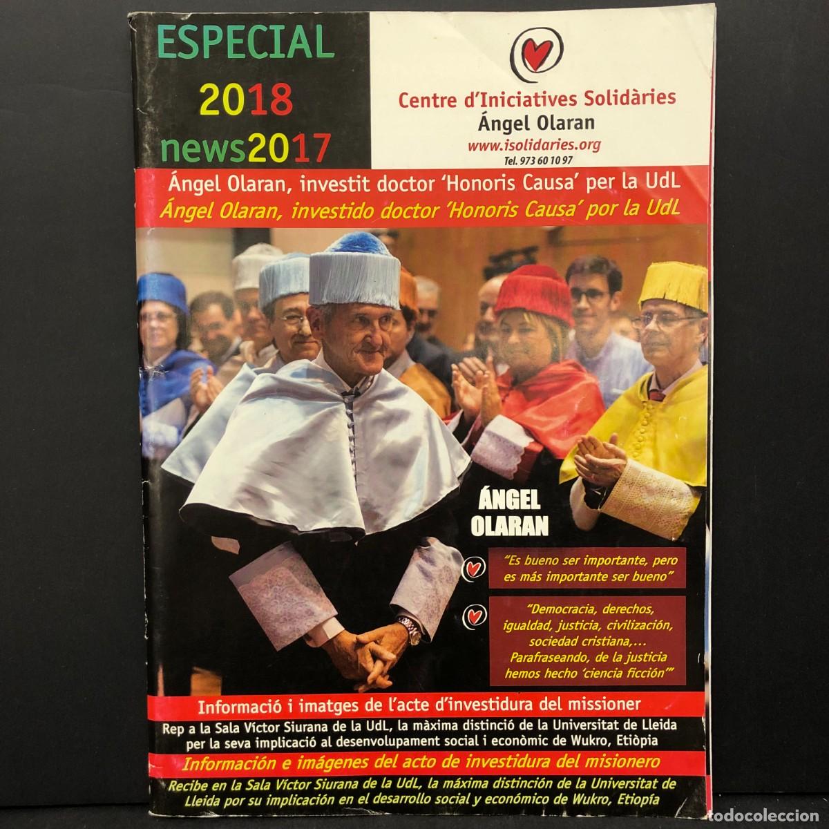Coleccionismo de revistas y peri&oacute;dicos: &Aacute;NGEL OLARAN, INVESTIT DOCTOR HONORIS CAUSA PER LA UDL - 2018 / 5553