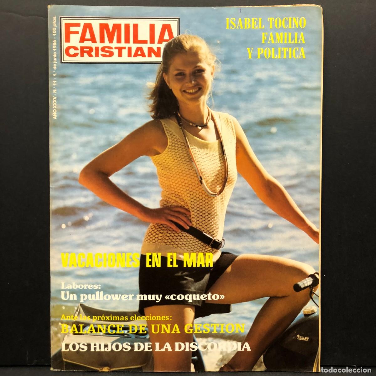 Coleccionismo de revistas y peri&oacute;dicos: FAMILIA CRISTIANA - A&Ntilde;O XXXV - N&ordm; 11 - 1&ordm; DE JUNIO 1986 - REVISTA / 5595