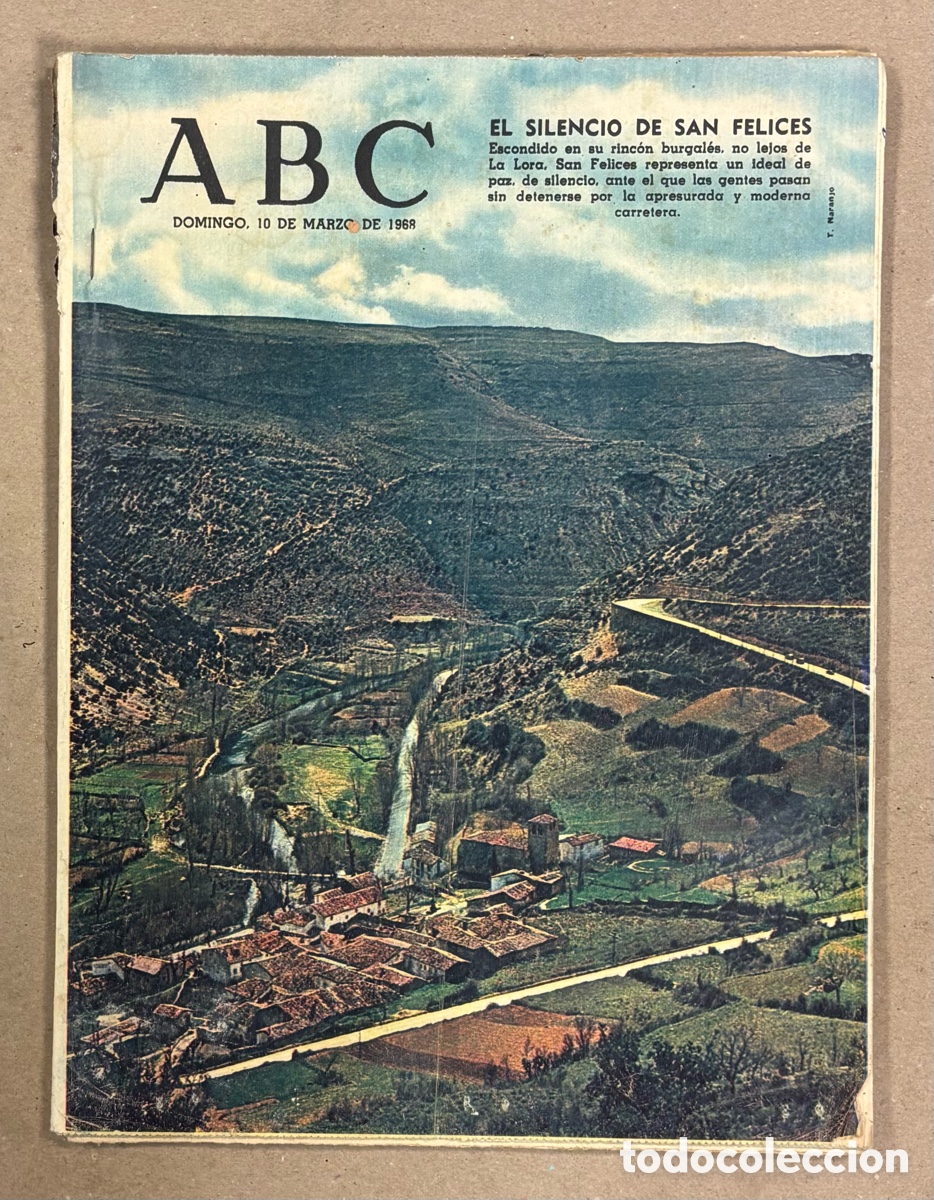 Coleccionismo de revistas y peri&oacute;dicos: ABC (10 DE MARZO DE 1968). SAN FELICES (BURGOS): EL SILENCIO DE SAN FELICES,&hellip;