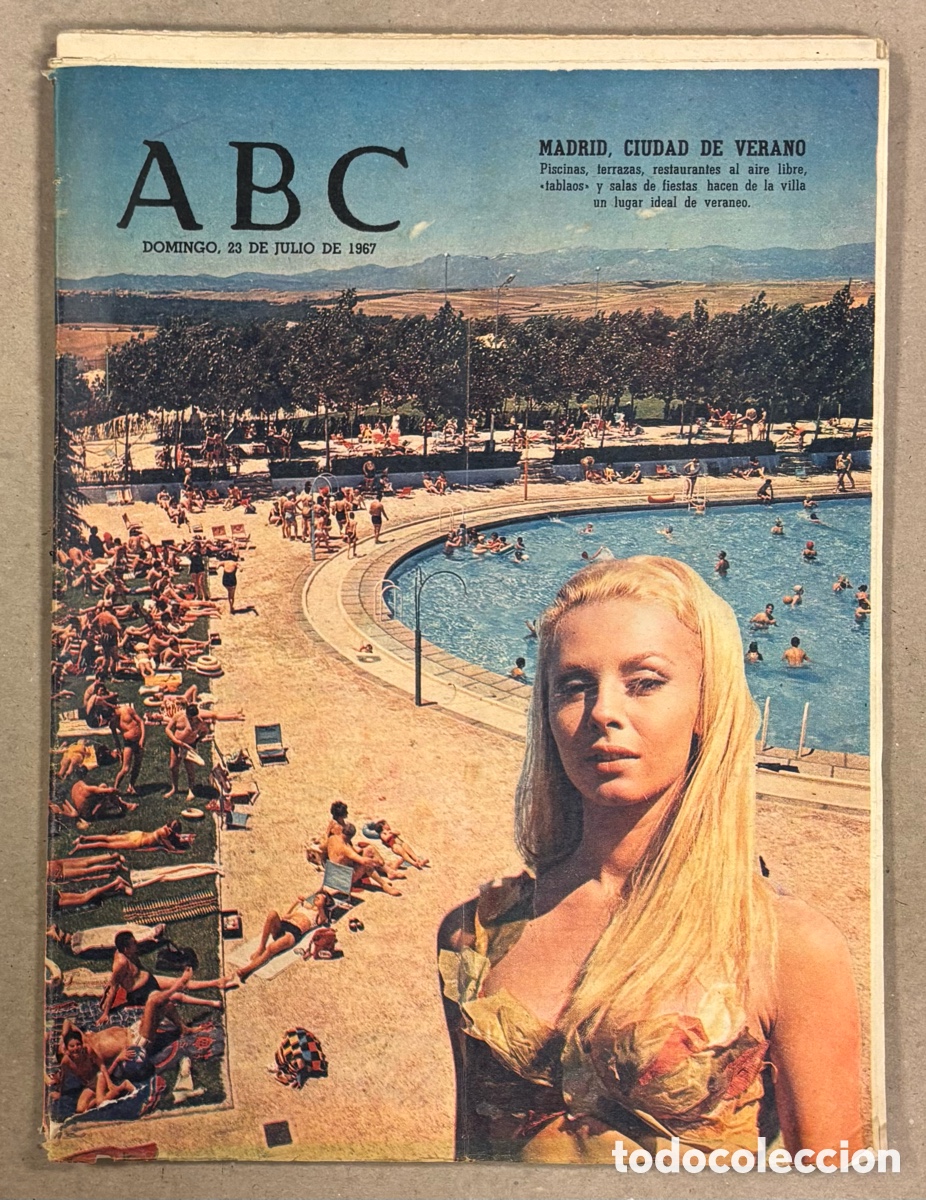 Coleccionismo de revistas y peri&oacute;dicos: ABC (23 DE JULIO DE 1967). MADRID CIUDAD DE VERANO, REPORTAJE BENIDORM,..